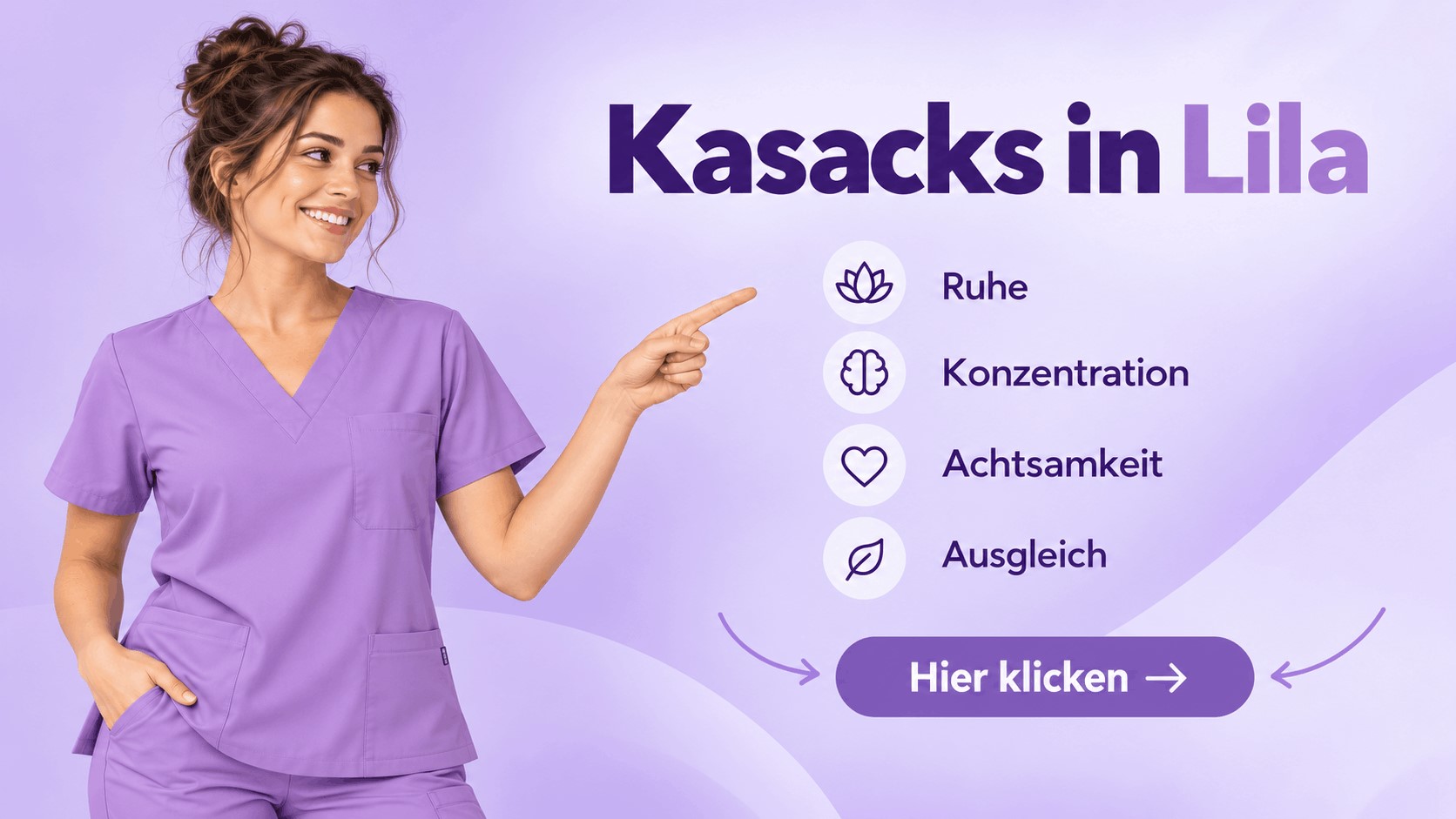 Lila Kasacks bei MEIN-KASACK.de